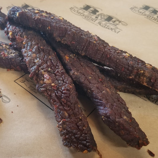 Beef jerky, thick cut teriyaki (priced per lb.)