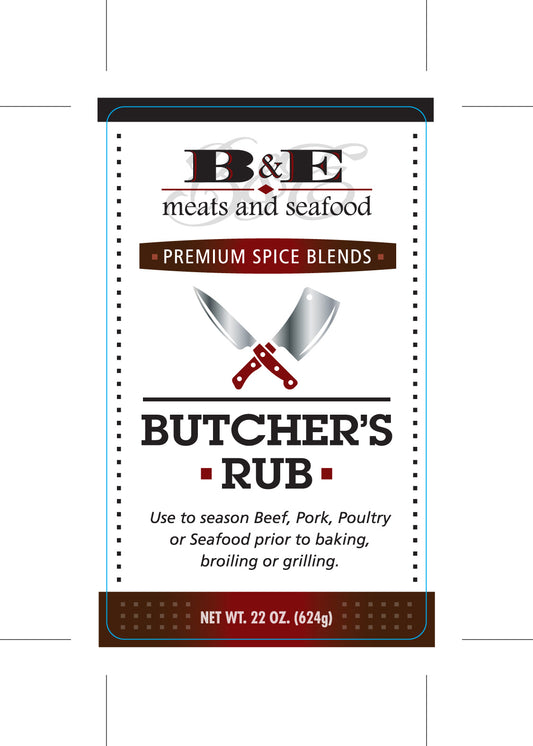 Butcher's Rub, seasoning (22 oz. per container)