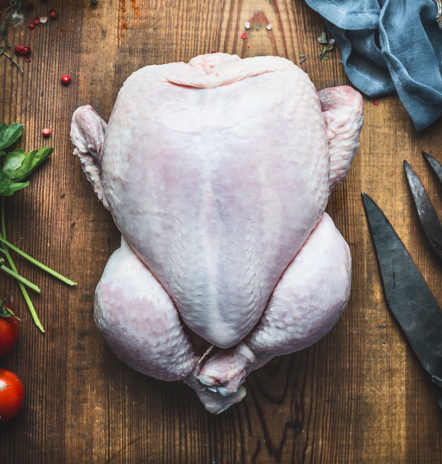 Fresh Turkey, Farmer Choice 10 - 21lb. $3.99/lb