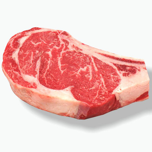 Dry aged rib steak, USDA Prime grade 20 oz. steak (Sold by the peice)